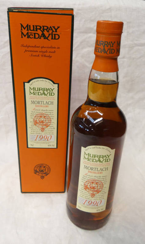 1 BOTTLE MORTLACH 13 YEAR OLD SINGLE MALT WHISKY, DISTILLED 1990 - 70CL, 46% VOLUME,