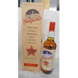 1 BOTTLE GLENFARCLAS 14 YEAR OLD SINGLE MALT WHISKY, DISTILLED 1990 CHRISTMAS BOTTLING - 0.