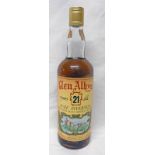 1 BOTTLE GLEN ALBYN 21 YEAR OLD PURE MALT WHISKY, DISTILLED - 1963 - 75CL,