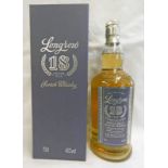 1 BOTTLE LONGROW 18 YEAR OLD SINGLE MALT WHISKY - 70CL, 46% VOLUME,