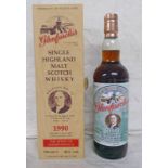 1 BOTTLE GLENFARCLAS 17 YEAR OLD SINGLE MALT WHISKY DISTILLED 1990, CHARLES DOIG EDITION - 700ML,