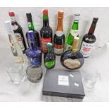 SELECTION OF ALCOHOL TO INCLUDE MARTINI, TRADITIONAL PERRY, CHERRY HEERING,