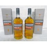 2 BOTTLES AUCHENTOSHAN AMERICAN OAK SINGLE MALT WHISKY - 700ML,