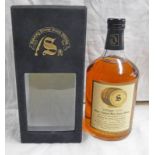 1 BOTTLE LINKWOOD 22 YEAR OLD SINGLE MALT WHISKY, DISTILLED 1975, SIGNATORY VINTAGE BOTTLING - 70CL,