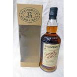 1 BOTTLE SPRINGBANK 14 YEAR OLD SINGLE MALT WHISKY, DISTILLED 1989 PORT WOOD BOTTLING - 70CL, 52.