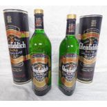 2 BOTTLES GLENFIDDICH SPECIAL OLD RESERVE SINGLE MALT WHISKY - 1 LITRE, 43% VOLUME , 70CL,