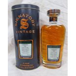 1 BOTTLE LINKWOOD 27 YEAR OLD SIGNATORY VINTAGE SINGLE MALT WHISKY, DISTILLED 1985 - 70CL,