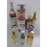 SELECTION OF VARIOUS BOTTLES INCLUDING SOUTHERN COMFORT 38% VOL,