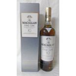 1 BOTTLE MACALLAN FINE OAK 10 YEAR OLD SINGLE MALT WHISKY - 700ML, 40% VOL,