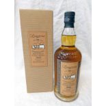 1 BOTTLE LONGROW 10 YEAR OLD SINGLE MALT WHISKY, DISTILLED 1995 - 70CL, 46% VOLUME.