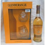 1 BOTTLE GLENMORANGIE 10 YEAR OLD SINGLE MALT WHISKY - 70CL 40% VOL IN PRESENTATION CASE WITH TWO