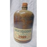 STONEWARE BOTTLE BRUICHLADDICH 16 YEAR OLD SINGLE MALT WHISKY, DISTILLED 1989 - 700ML,