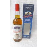 1 BOTTLE GLENFARCLAS 32 YEAR OLD SINGLE MALT WHISKY, DISTILLED 1980 CHRISTMAS BOTTLING - 700ML, 45.