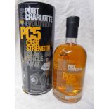 1 BOTTLE PORT CHARLOTTE PC5 CASK STRENGTH 5 YEAR OLD SINGLE MALT WHISKY, DISTILLED 2001 - 700ML, 63.