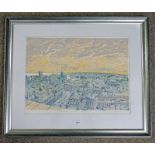 RICHARD DEMARCO, ABERDEEN MORNING, SIGNED IN PENCIL,