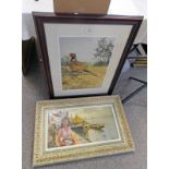FRAMED LIMITED EDITION PRINT OF A PHEASANT BY EDWIN PENNY, 233/250,