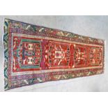 PERSIAN MISHKIN RUNNER WITH LARGE MEDALLION DESIGN 272 X 110CM