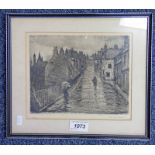 DAVID WATERSON A RAINY DAY BRECHIN SIGNED,