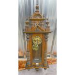 19TH OR EARLY 20TH CENTURY MAHOGANY CASED WALL CLOCK