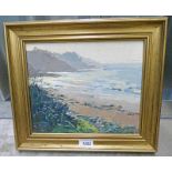 MARGARET LAW CULZEAN FROM CROY SHORE SIGNED GILT FRAMED OIL PAINTING 24 X 29 CM Condition