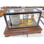 SHORT AND MASON LONDON CASED BAROGRAPH Condition Report: Sold as seen with no