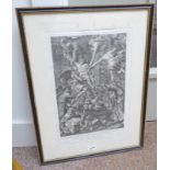 DANIEL LA VOLIEERA & COSIMUS ZOCCHI, CHRISTUS FACTUS EST PRO MOBIS OBEDINS, FRAMED ENGRAVING,