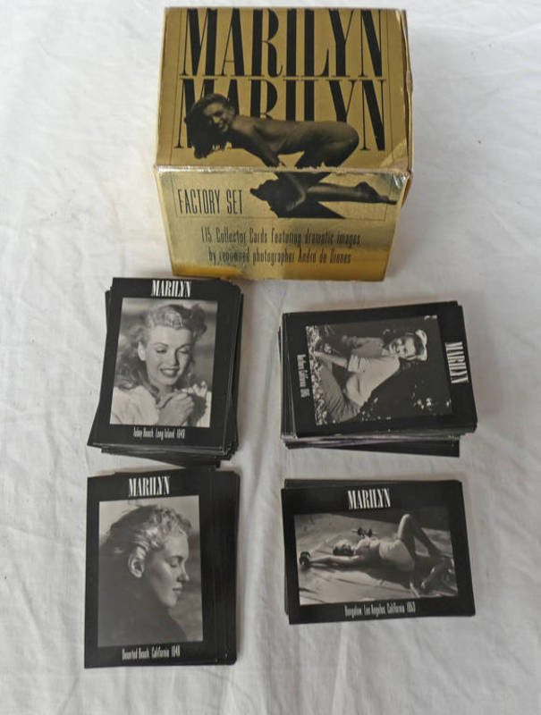 MARILYN MONROE THE PRIVATE COLLECTION 115 COLLECTOR CARDS BOXED FACTORY SET