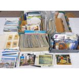 LARGE SELECTION OF POSTCARDS TO INCLUDE SCOTLAND, USA, CHANNEL ISLANDS, WALES, IRELAND,