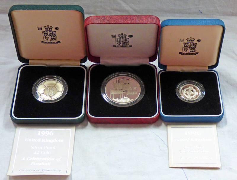 1996 UK SILVER PROOF £1,