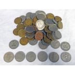 SELECTION OF VARIOUS GEORGE VI & ELIZABETH II COINAGE TO INCLUDE SHILLINGS, THREEPENCES,