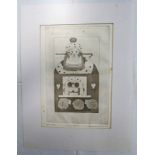 VARIOUS LINOCUTS AND ETCHINGS, MOSTLY UNSIGNED,
