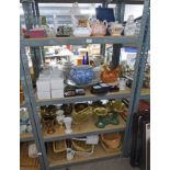 SELECTION OF VARIOUS PORCELAIN, GLASS, ETC TO INCLUDE BOXED ROYAL WORCESTER CUP & SAUCER,