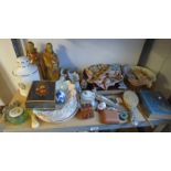 SELECTION OF VARIOUS PORCELAIN, ETC TO INCLUDE PHOTOGRAPH ALBUM WITH SOME MONTROSE EXAMPLES,