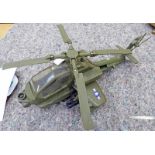 HM ARMED FORCES LARGE APACHE TOY HELICOPTER