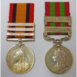 TWO CAMPAIGN MEDALS TO 5053 PRIVATE J COLLIER,