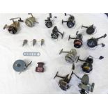 SELECTION OF SPINNING REELS TO INCLUDE DAIWA 7300 HA, LE 'OMNIA' SUPER, MITCHELL 300, MORRITTS,