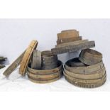 SELECTION OF WOOD BOUND METAL SIEVES