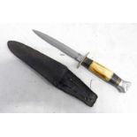 WW2 ERA FS BLADED SHEATH KNIFE MADE IN SHEFFIELD