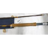 HARDY JET #7 SPINNING ROD IN A HARDY ROD BAG Condition Report: Overall good