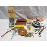 FISHING ITEMS TO INCLUDE YOUNG & SONS PRIDEX REEL, WILLIAM ROBERTSON, GLASGOW TACKLE PANFLEET,