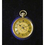 18K GOLD POCKET WATCH BY J.W.