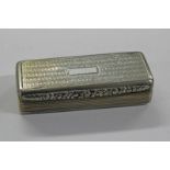 19TH CENTURY SNUFF BOX WITH GILDED INTERIOR AND RUBBED MARKS