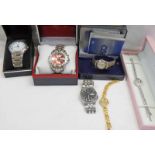 ACCURIST WRIST WATCH IN BOX , SEIKO LADIES WRIST WATCH WITH BOX & PAPERS.