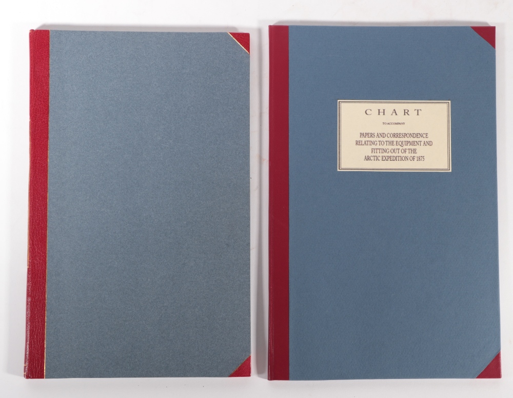 Arctic Blue Books [Nares (George)], Papers and Correspondence relating to the Equipment and