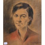 Henricus Antonius van Meegeren (1889-1947) Dutch Portrait of a young man Signed, pastel on paper,
