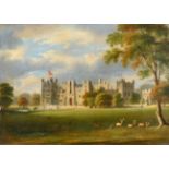 Douglas Morison (1810-1837) ''Raby Castle'' Oil on canvas, 24.5cm by 34.5cm