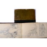 Samuel Bellin (1799-1894) A pair of sketch books with various studies One signed and dated. 17cm