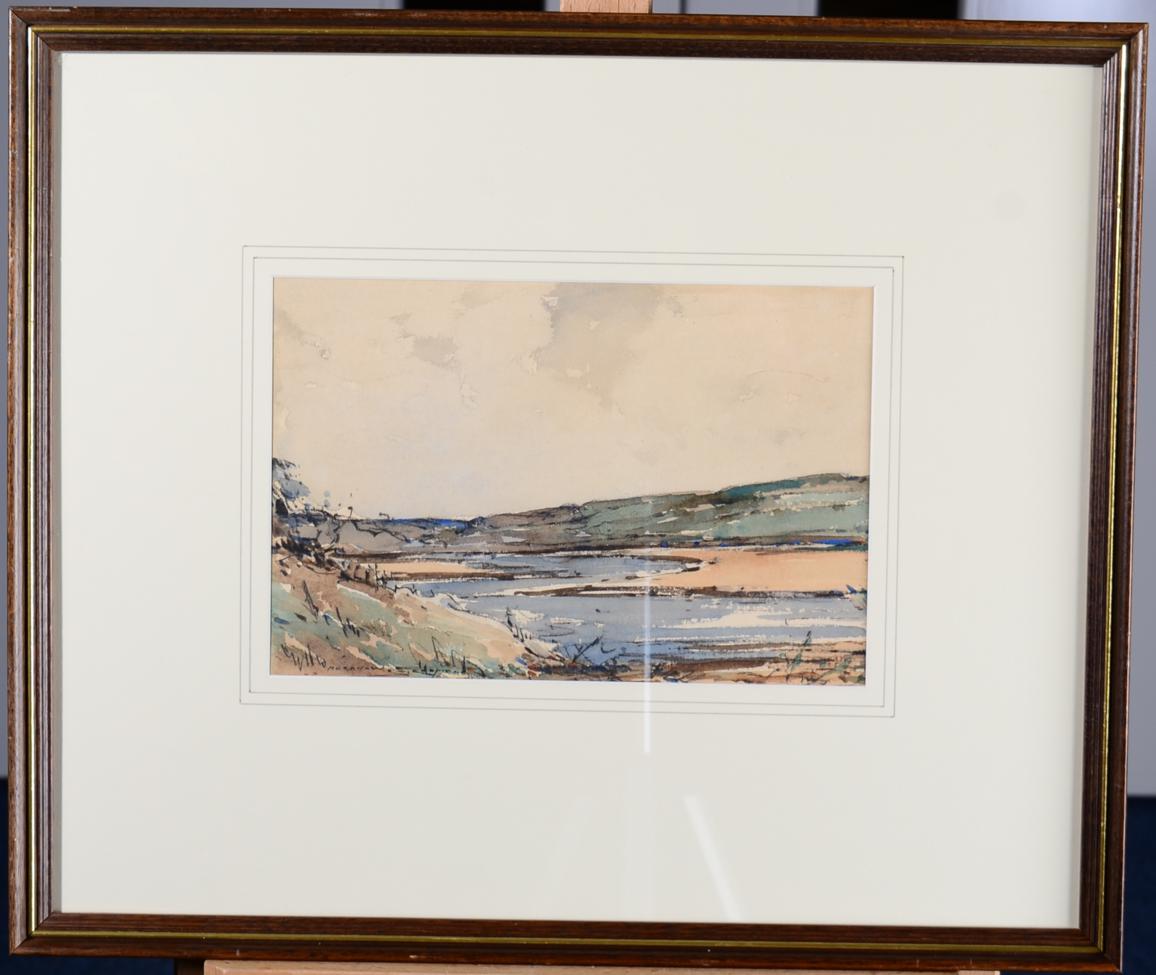 Rowland Henry Hill (1873-1952) ''Near Whitby'' Signed and dated 1935, pencil and watercolour, - Image 2 of 2