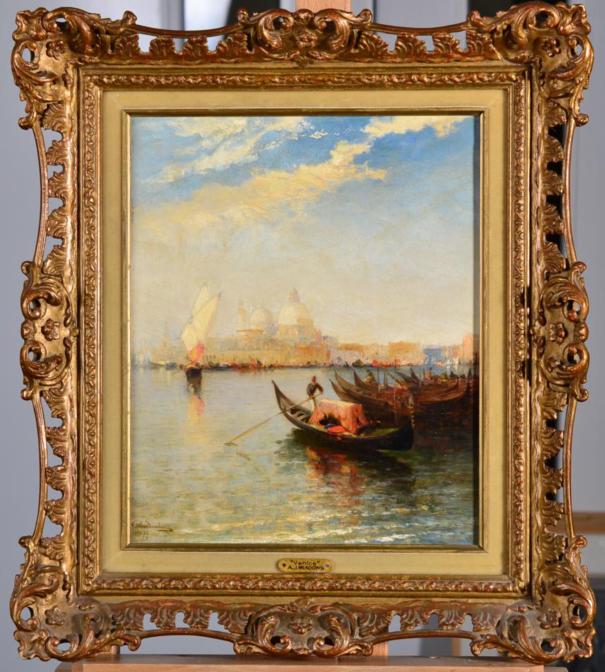 Arthur Joseph Meadows (1843-1907) Venice Signed and dated 1897, signed and inscribed indistinctly - Image 2 of 2