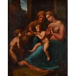 After Raffaello Santi, called 'Raphael' The Madonna and Child with St John the Baptist and St